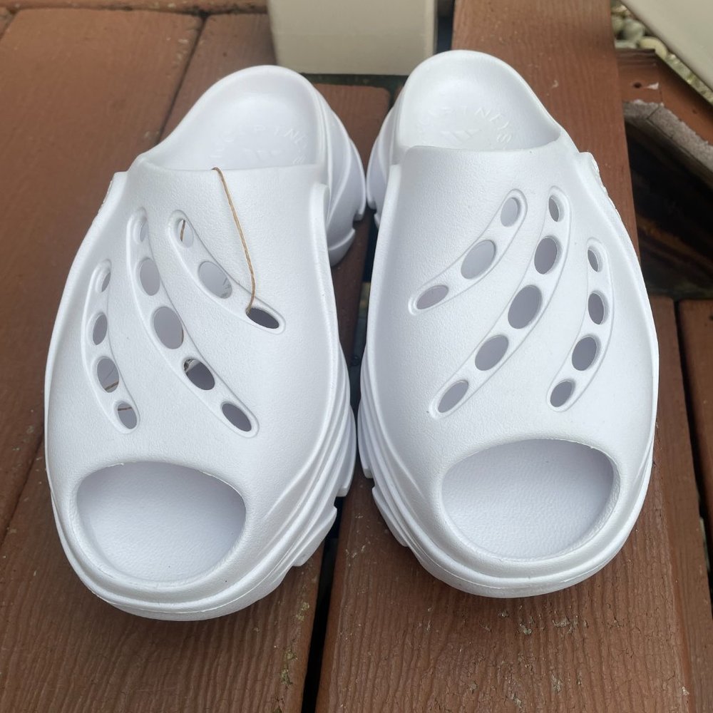 NWT ADIDAS by STELLA MCCARTNEY CLOG 8 Women's Platform Open Toe Slip On NEW - Picture 5 of 12